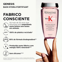 kerastase - Kerastase Genesis Bain Hydra-Fortifiant šampūnas nuo plaukų slinkimo, 500 ml - 2 nuotrauka
