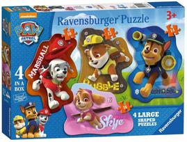 nuo 16 m - Ravensburger Paw Patrol Four Shaped Puzzles 070329 - 2 nuotrauka