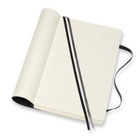 minksta knygele - Užrašinė Moleskine SOFT CLASSIC EXPANDED, 13x21 cm, 400 psl., linijomis, Black - 3 nuotrauka