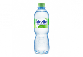 gazuotas vanduo - Lengvai gazuotas natūralus mineralinis vanduo AKVILĖ, 500 ml - 2 nuotrauka