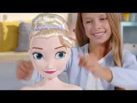 galva frozen - Disney Lėlė Plaukų Modeliavimo Princesė Elsa, 32796 - 2 nuotrauka