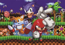sonic the hedgehog - Clementoni Gaming Sonic, 36 x 49 cm, 500 det. - 2 nuotrauka