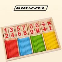 medines lazdeles - Kruzzel Mokomieji mediniai pagaliukai 22447 - 9 nuotrauka