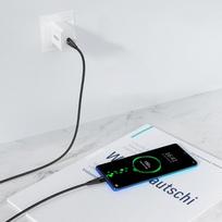60w type c - Choetech XCC-1003 USB Type C - USB Type C 60W 5A 2m Black - 6 nuotrauka