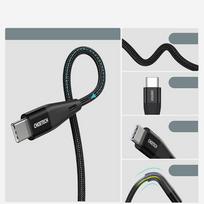 60w type c - Choetech XCC-1003 USB Type C - USB Type C 60W 5A 2m Black - 8 nuotrauka