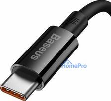 kabelis baseus usb type c 100w - Baseus Superior USB-A į USB-C laidas 100W 1m Juodas (Black) - 3 nuotrauka