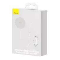 wireless charger baseus - Baseus MagSafe 15W + USB Type C 25W white (CW01) - 4 nuotrauka