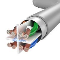 adapteris baseus - Tinklo kabelis Baseus RJ45 High Speed Network Cable 15m Grey - 5 nuotrauka