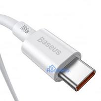 baseus usb c 100w cable - Baseus CATYS-C02 Superior Series 100W USB-C to USB-C white - 4 nuotrauka
