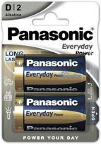 bateriju elementai lr20 d - Panasonic LR20EPS Everyday Power Battery 2 x D - 2 nuotrauka
