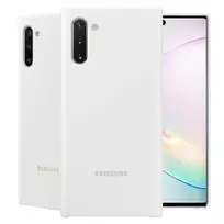 samsung note 10 dekliukas - Samsung "Silicone Cover Galaxy Note 10 (EP-PN970TWEGWW)" White - 2 nuotrauka