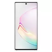 samsung note 10 dekliukas - Samsung "Silicone Cover Galaxy Note 10 (EP-PN970TWEGWW)" White - 3 nuotrauka