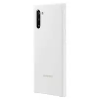 samsung note 10 dekliukas - Samsung "Silicone Cover Galaxy Note 10 (EP-PN970TWEGWW)" White - 4 nuotrauka