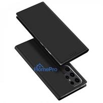 s24 ultra telefonas - Dux Ducis Skin Pro dėklas Samsung S24 Ultra su atvartu - juodas - 2 nuotrauka
