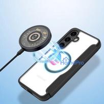 samsung ziedas - Dux Ducis Skin X Pro Case with Magnetic Ring for Samsung S24 - Juodas (Black) - 6 nuotrauka