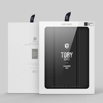 samsung galaxy s10 plus deklas - Dux Ducis "Toby Magnet Book Case Galaxy Tab S9 FE Plus" Black - 2 nuotrauka