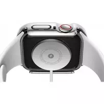 apple watch 7 45mm - LCD apsauginis stikliukas/dėklas Dux Ducis Hamo Apple Watch 45mm sidabrinis - 3 nuotrauka