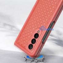 telefonai samsung rozinis - Dux Ducis "Venice" Case for Samsung Galaxy Z Fold 4 Raudonas (Red) - 9 nuotrauka