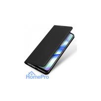 realmi telefonai - Dux Ducis Skin Pro Case Realme C33 Flip Card Wallet Stand Black - 2 nuotrauka