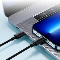 lightning type c laidas - Joyroom S-2024M13 USB-C - Lightning cable 20W 2m Black - 2 nuotrauka