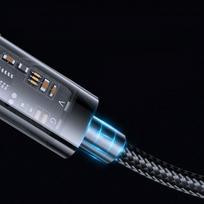 type c pakrovejas - Joyroom USB cable - USB Type C for, USCJRMS_UC027A12_BLUE - 2 nuotrauka