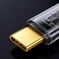 type c pakrovejas - Joyroom USB cable - USB Type C for, USCJRMS_UC027A12_BLUE - 3 nuotrauka