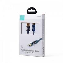 type c pakrovejas - Joyroom USB cable - USB Type C for, USCJRMS_UC027A12_BLUE - 6 nuotrauka