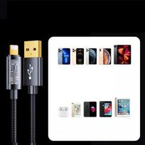 type c pakrovejas - Joyroom USB Type C cable - Lightning Fast, USCJRMS_UL012A12_BLACK - 2 nuotrauka