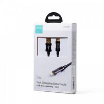 type c pakrovejas - Joyroom USB Type C cable - Lightning Fast, USCJRMS_UL012A12_BLACK - 7 nuotrauka