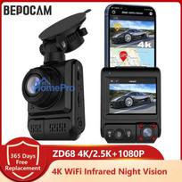 video registratorius 4k - BEPOCAM ZD68 4K+1080P - 2 nuotrauka