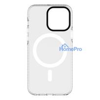 iphone 15 pro skaidrus deklas magsafe - Evelatus "PC+TPU With MagSafe iPhone 15 Pro" Transparent - 4 nuotrauka