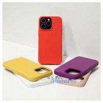 iphone 15 pro max deklas silicone case - Evelatus Apple iPhone 15 Pro Max Premium Soft Touch Silicone Case - Tamsiai Violetinis (Deep Purple) - 4 nuotrauka