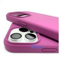 iphone 15 pro max deklas silicone case - Evelatus Apple iPhone 15 Pro Max Premium Soft Touch Silicone Case - Tamsiai Violetinis (Deep Purple) - 5 nuotrauka