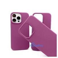iphone 15 pro max deklas silicone case - Evelatus Apple iPhone 15 Pro Max Premium Soft Touch Silicone Case - Tamsiai Violetinis (Deep Purple) - 6 nuotrauka