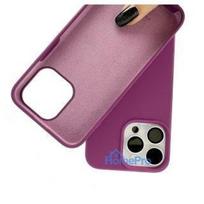 iphone 15 pro max deklas silicone case - Evelatus Apple iPhone 15 Pro Max Premium Soft Touch Silicone Case - Tamsiai Violetinis (Deep Purple) - 7 nuotrauka
