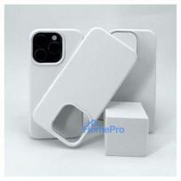 apple iphone 15 pro deklas silicone - Evelatus "Premium Soft Touch Case iPhone 15 Pro" White - 5 nuotrauka