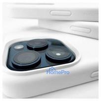 apple iphone 15 pro deklas silicone - Evelatus "Premium Soft Touch Case iPhone 15 Pro" White - 6 nuotrauka