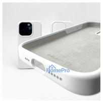apple iphone 15 pro deklas silicone - Evelatus "Premium Soft Touch Case iPhone 15 Pro" White - 7 nuotrauka