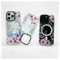 iphone 15 pro skaidrus deklas magsafe - Evelatus "PC+TPU With MagSafe iPhone 15 Pro Max" Flower Transparent - 12 nuotrauka