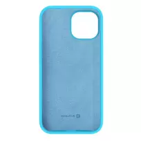iphone 15 deklas silicone - Evelatus "Premium Soft Touch Silicone Case iPhone 15 Plus" Cyan Blue - 2 nuotrauka