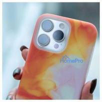 iphone 15 pro max deklas silicone case - Evelatus "Premium Silicone Case iPhone 15 Pro Max" Orange - 5 nuotrauka