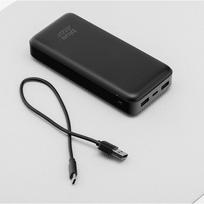 powerbank 20000mah - Blue Star W2015 20000mAh, 2.1A, juodas (black) - 5 nuotrauka