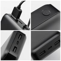 powerbank 20000mah - Blue Star W2015 20000mAh, 2.1A, juodas (black) - 6 nuotrauka