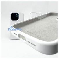 iphone 15 pro max deklas silicone case - Evelatus "Premium Soft Touch Case iPhone 15 Pro Max" White - 10 nuotrauka