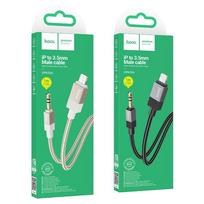 audio jack adapter - Hoco AUX kabelis 3,5 mm į Lightning 1 m UPA32A Auksinis (Gold) - 2 nuotrauka