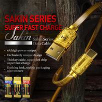 usb type c 6a - WK Design WDC-161-USB-C Gold - 3 nuotrauka