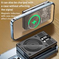 power bank wireless - WK Design WP-331, 10000mAh, 22.5W, juodas (black) - 4 nuotrauka