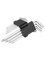 raktu komplektai - Šešiakampių raktų komplektas 9vnt ilgi TORX T10-50mm Topex - 6 nuotrauka