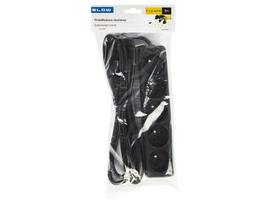 ilgintuva su rite - Blow PR-570P 5 lizdų ilgintuvas su įžeminimu 3m Juodas (Black) - 2 nuotrauka