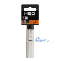 raktu galvutes - NEO Long Socket Cr-V 1/2" 15mm - 2 nuotrauka